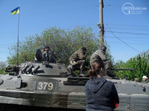 В Мариуполь вошли украинские танки 