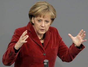 На выборах в Европарламент в Германии побеждает блок Меркель