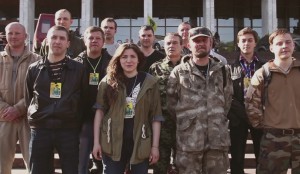Сотники Майдана поздравляют ветеранов (видео)