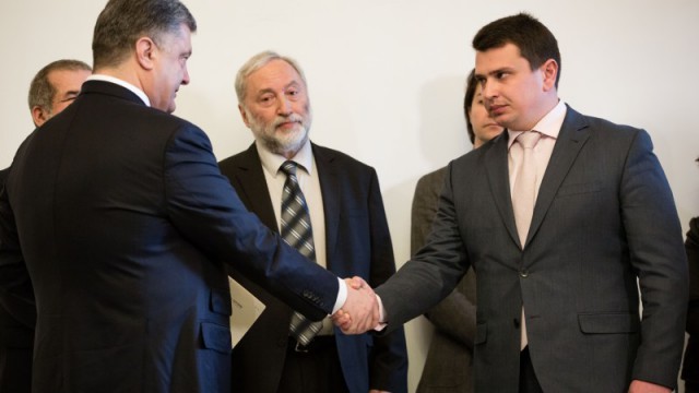 Назначение Артема Сытника (справа) главой антикоррупционного бюро