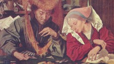 Маринус ван Реймерсвале «Сборщик податей со своей женой»