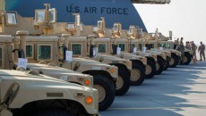 Американские Humvee прибыли в аэропорт Борисполь