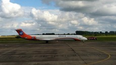 Из Ровенского аэропорта вылетел первый за 10 лет рейс