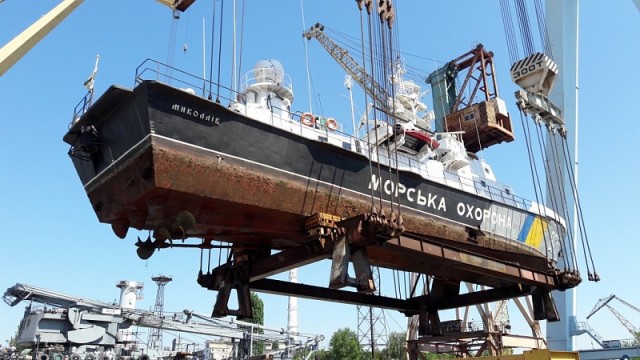 На предприятии Новинского приступили к ремонту корабля «Николаев»