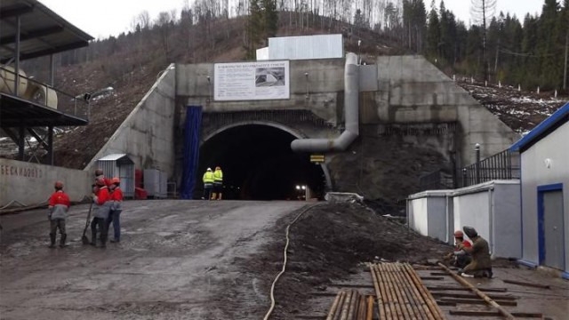 Запуск Бескидского тоннеля планируют на зиму