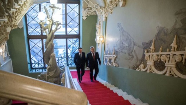 Президенты Словении и Украины встретились в Киеве