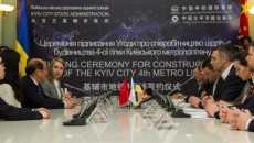 Кличко договорился с китайцами о строительстве метро на Троещину