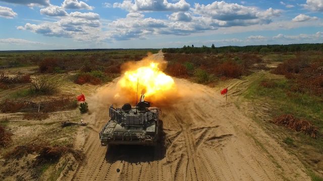 В Киеве испытали модернизированный танк