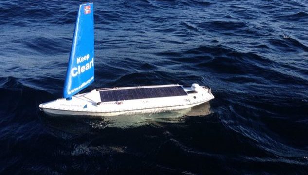 Судно-беспилотник на солнечных батареях переплыло Атлантику