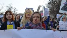 В Киеве маршировали женщины