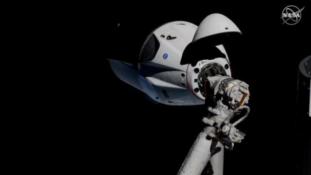 Космический корабль SpaceX пристыковался к МКС