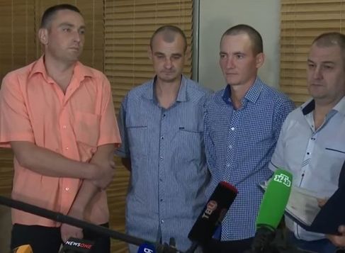 Сепаратисты освободили четверых украинских пленных