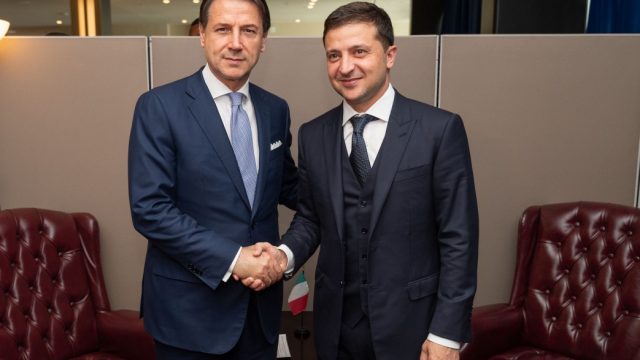 Зеленский провел встречу с Премьер-министром Италии