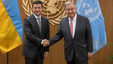 Зеленский встретился с Генеральным секретарем ООН