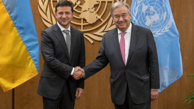Зеленский встретился с Генеральным секретарем ООН