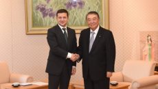 Зеленский встретился с руководством парламента Японии