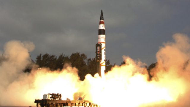 Индия провела успешное испытание баллистической ракеты