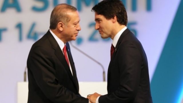 Трюдо и Эрдоган обсудили Ближний Восток