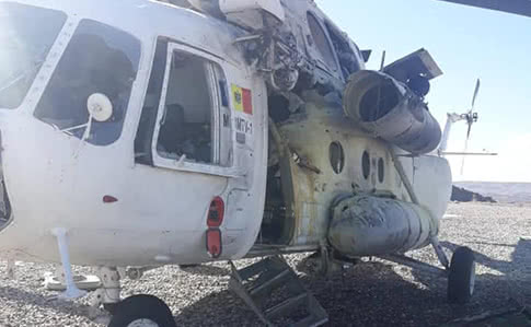В Афганистане под обстрел попал молдавский Ми-8