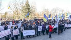 Корабелы Николаева на митинге просили у Зеленского защиты от прокурорского беспредела