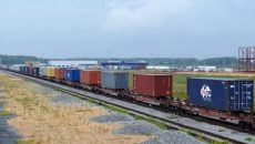 В Киев прибыл девятый контейнерный поезд из Китая
