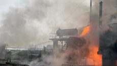 На Николавщине горит нефтебаза