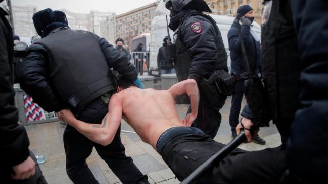 В РФ рекордное число задержанных