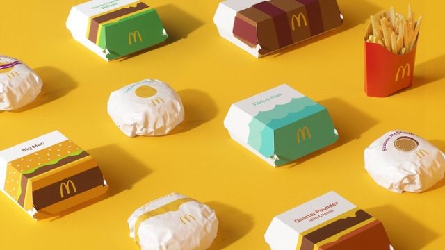 McDonald's решил радикально изменить дизайн упаковки
