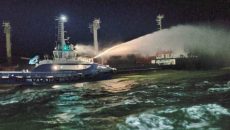 В Черном море горел сухогруз «PRINCE 4»