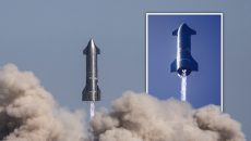 Космический корабль Илона Маска Starship впервые удачно приземлился