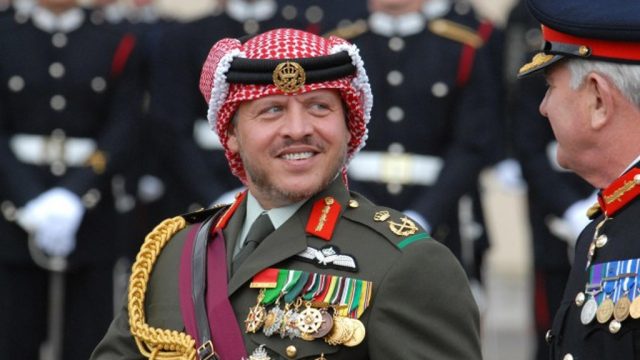 Зеленский выражает поддержку королю Иордании