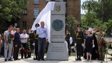 В столице открыли сквер в честь генерал-майора Максима Шаповала