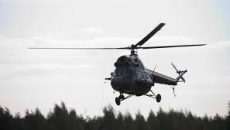 В Николаевской области упал вертолет Ми-2