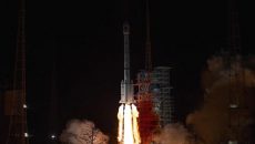 Китай запустил на орбиту экспериментальный коммуникационный спутник