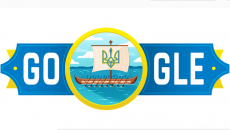 Google посвятил свой Doodle 30-й годовщине независимости Украины