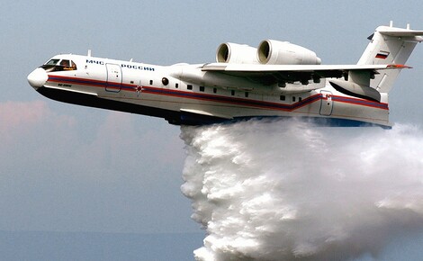 В Турции разбился пожарный самолет Бе-200
