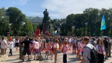 В столице проходит Марш защитников Украины