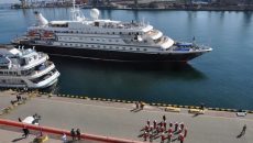 В Одесский порт прибыл первый с начала пандемии круизный лайнер