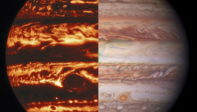 В NASA создали 3D-изображение атмосферы Юпитера