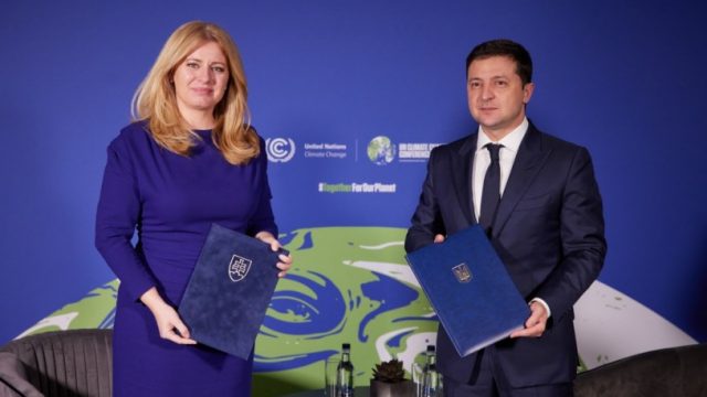 Президенты Украины и Словакии подписали совместную Декларацию относительно европейской перспективы Украины