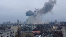 Росія завдала ракетних ударів по столичній телевежі та Бабиному Яру
